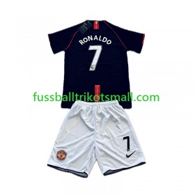 Fußballtrikots Manchester United Cristiano Ronaldo 7 Retro Kinder 2007-2008 Kurzarm Auswärts-trikot kaufen